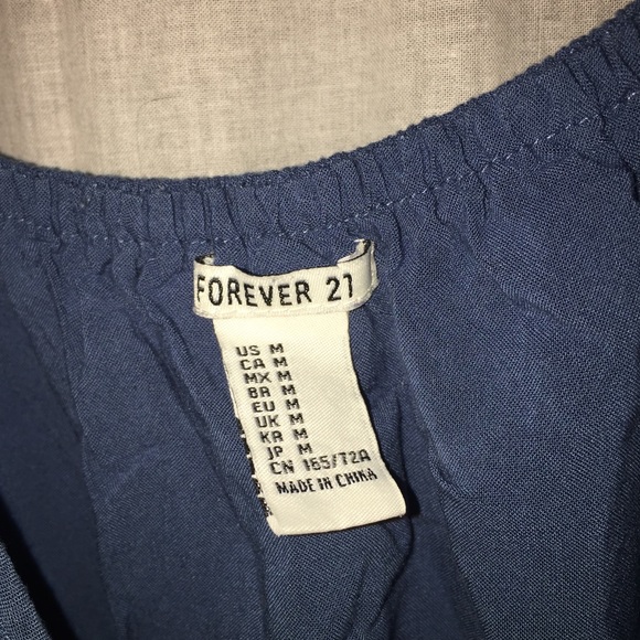 Forever 21 blue romper - Picture 3 of 3